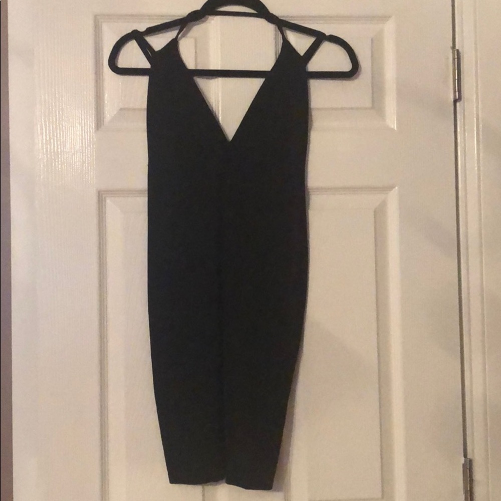 Black dress fitted